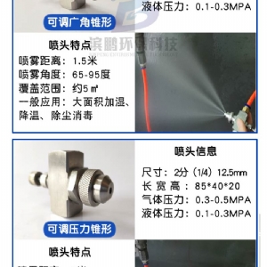 可調(diào)外混扇形噴嘴